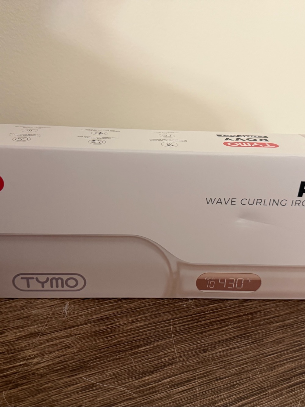 TYMO Wave Curling Iron — White Wave Styler